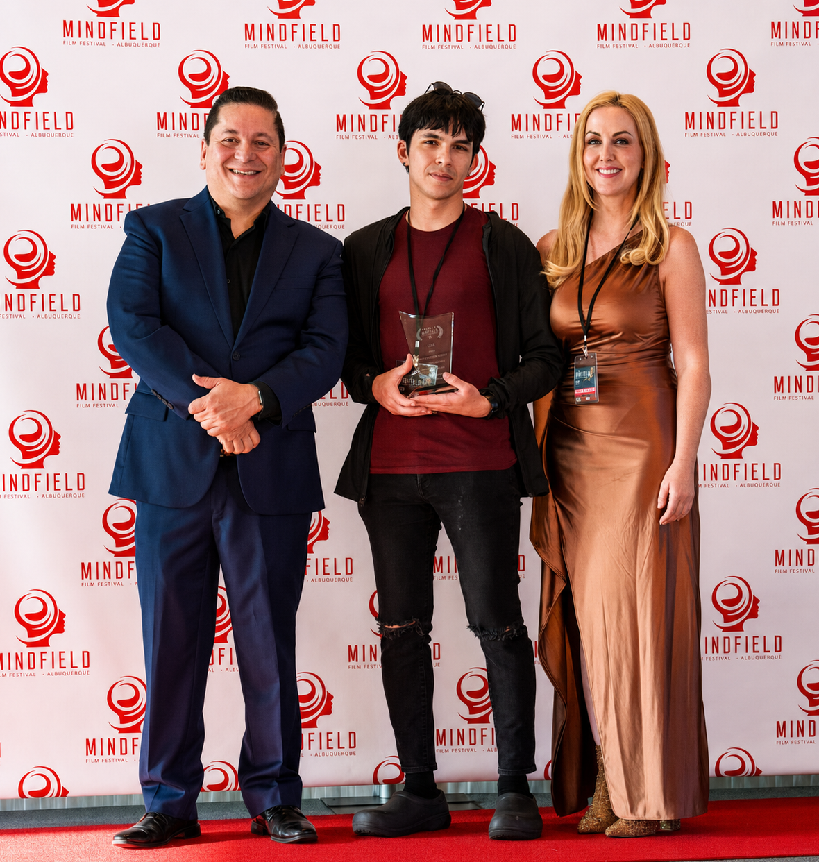 Mindfield award recipient at the festival