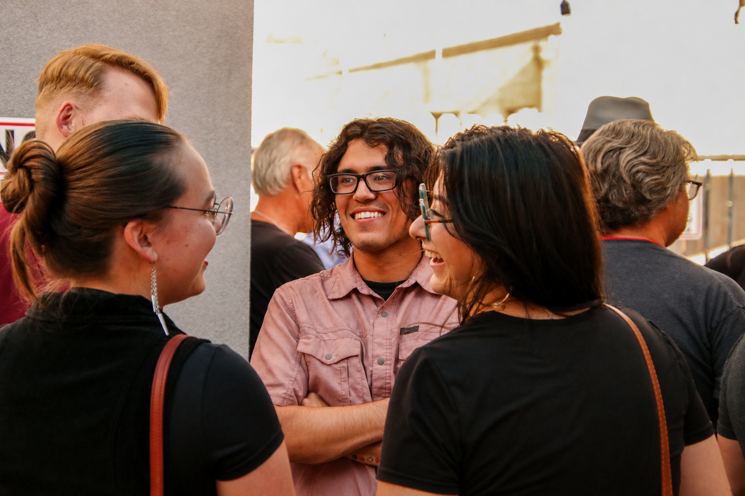 Guests connecting at the Mindfield Film Festival Opening Night Social